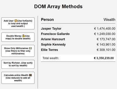 JavaScript High Order Array Methods
