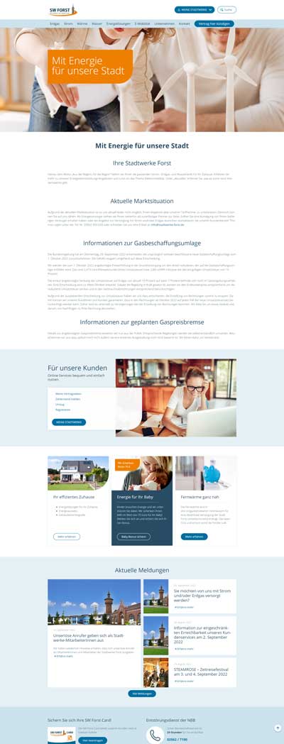Stadtwerke Forst Project